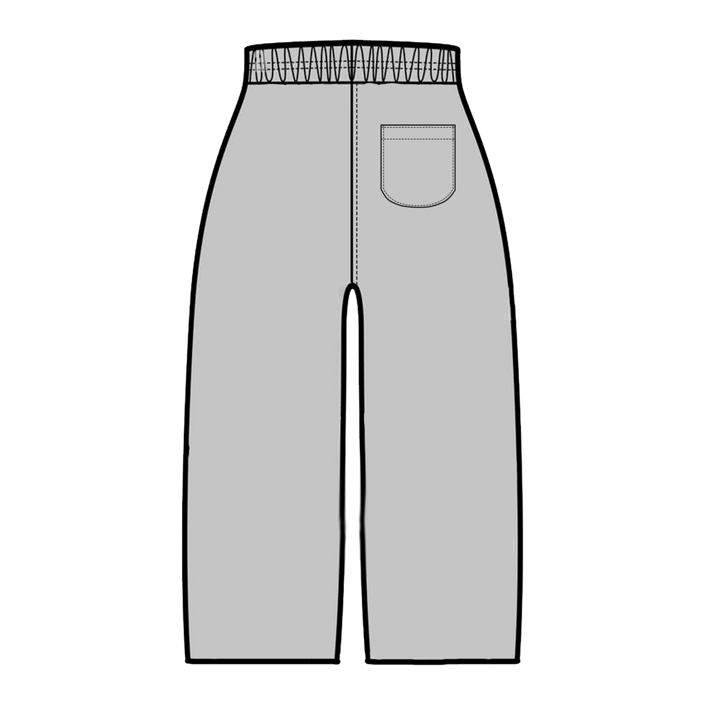 GREY BAGGY SWEATPANTS