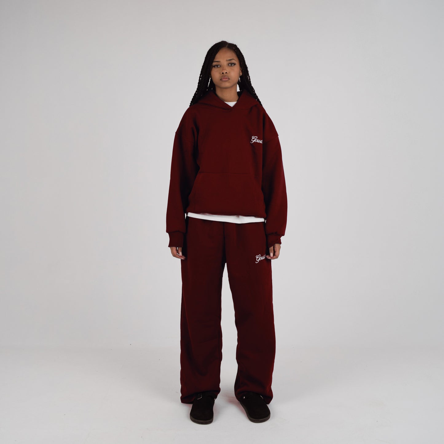BURGUNDY SWEATPANTS