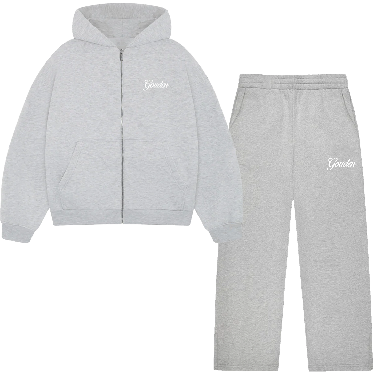 HEATHER GREY JACKET SET