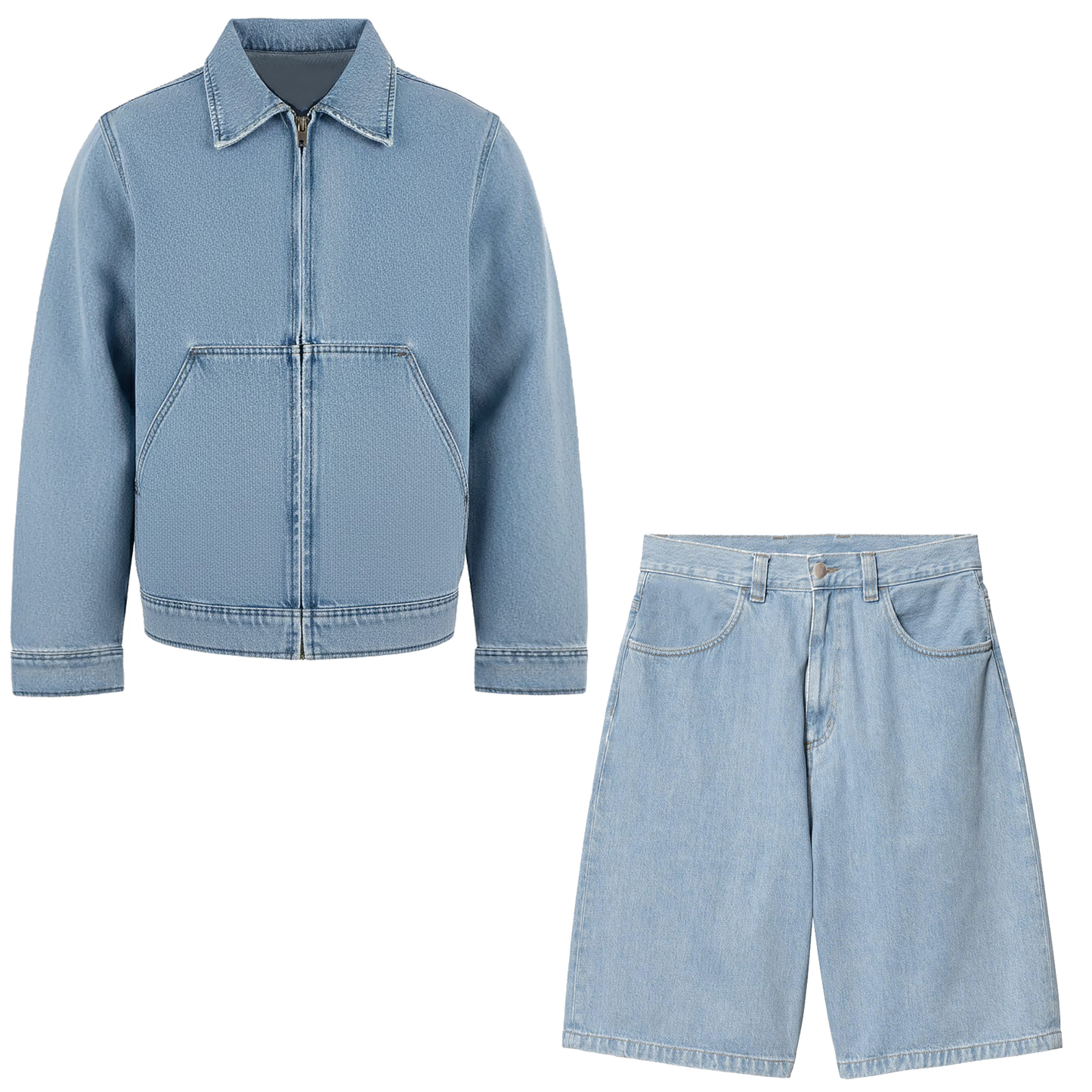 LIGHT DENIM SET