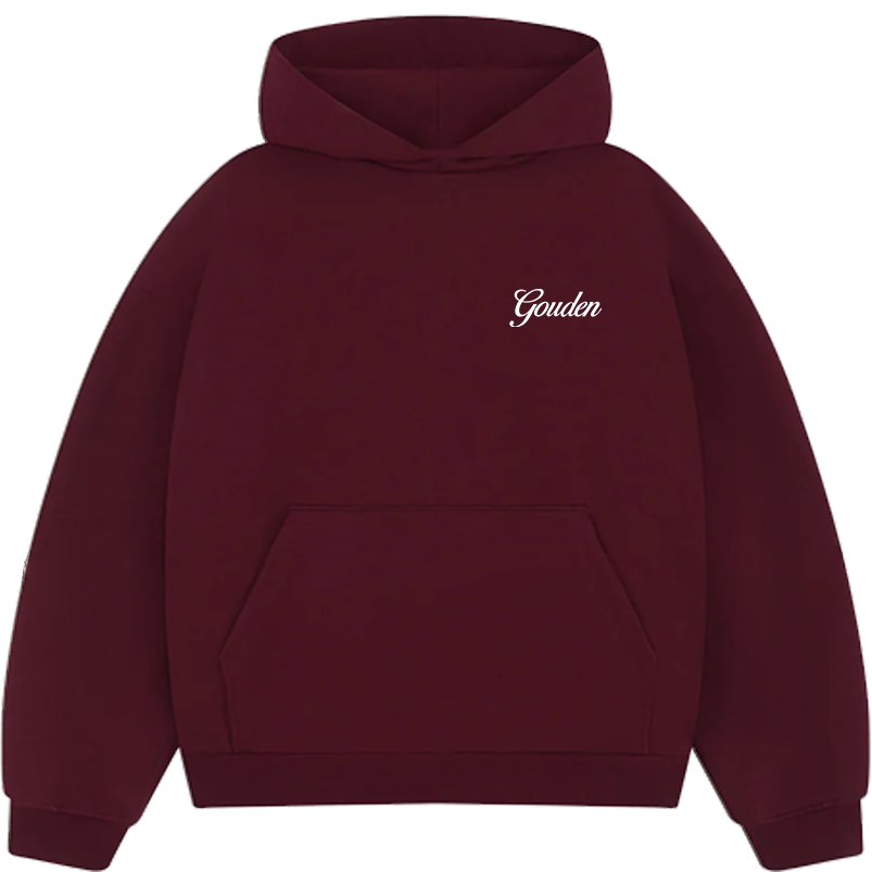 BURGUNDY HOODIE