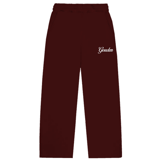 BURGUNDY SWEATPANTS