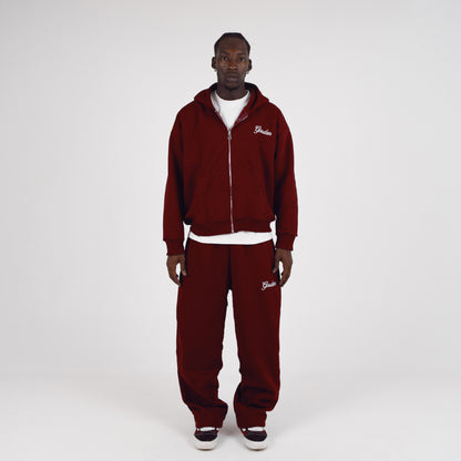 BURGUNDY SWEATPANTS